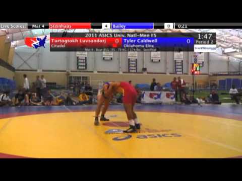 University Freestyle Semifinal 79kg - Turtogtokh Luvsandorj vs. Tyler Caldwell