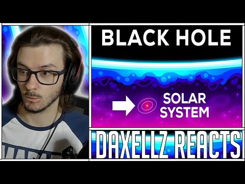Daxellz Reacts to The Largest Black Hole in the Universe - Size Comparison