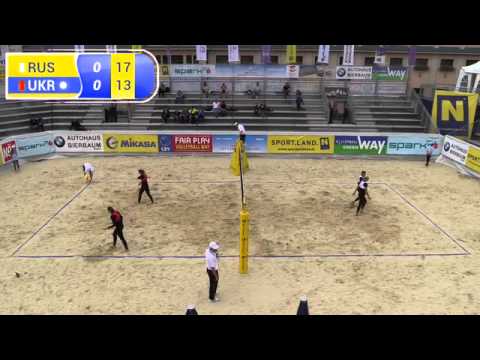 Syrtseva/Prokopeva (RUS) vs Makhno/Makhno (UKR) - CEV Continental Cup Full Match 30.04.2015