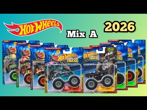 Hot Wheels 2026 Monster Trucks Mix A