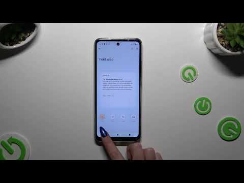 How to Change the System Font Size on MOTOROLA Moto G60