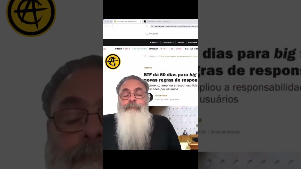 STF dá 60 DIAS para PLATAFORMAS se ADAPTAREM a CENSURA: ANCAPSU vai passar a DAR STRIKE