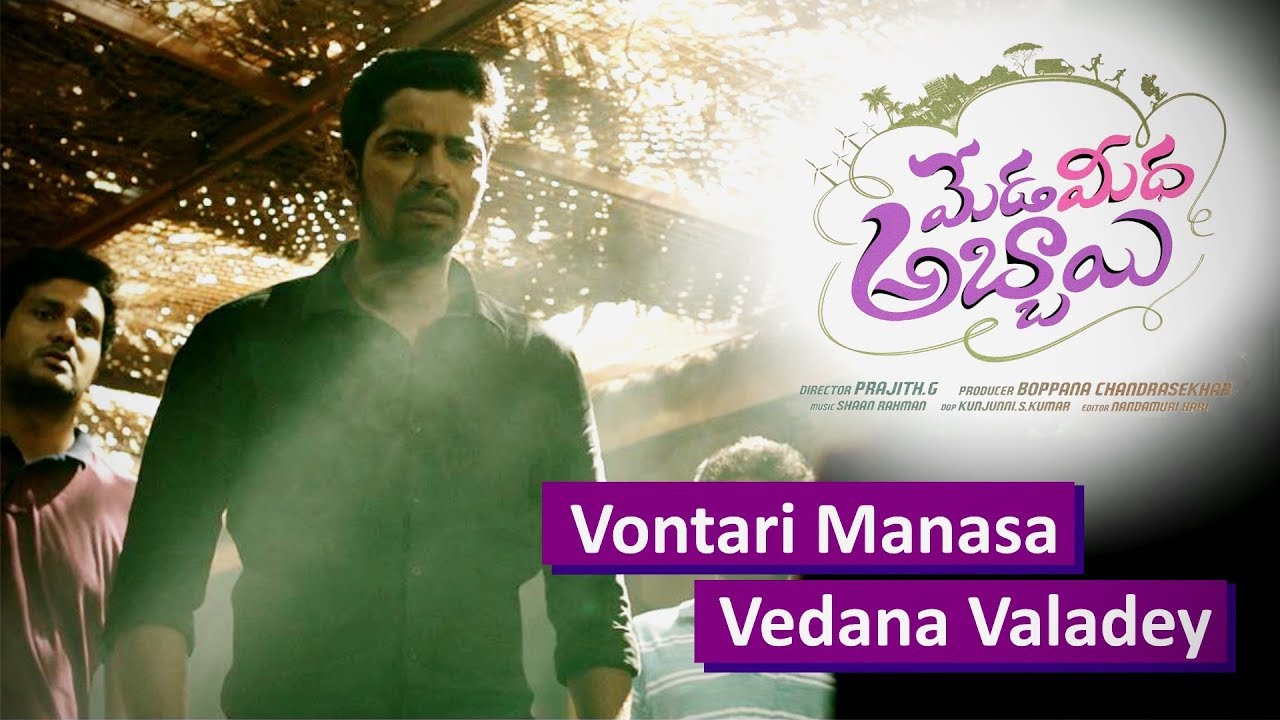 Ontari Manasa Lyrics  | Meda meedha Abbayi | Allari Naresh, Nikhila Vimal | Karthik | Shaan Rahman
