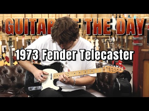 1973 Fender Telecaster Black | Guitar of the Day