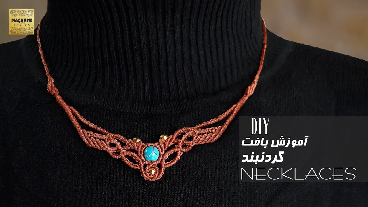 Diy macrame |macrame tutorial necklace|do it yourself