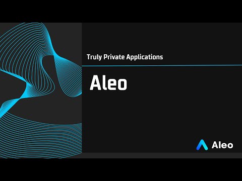 Aleo blockchain Overview