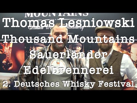 Thomas Lesniowski von Thousand Mountains also Sauerländer Edelbrennerei 2. Deutsches Whisky Festival