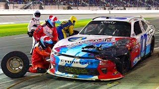 CRASHES EVERYWHERE! (NASCAR Daytona 2017)
