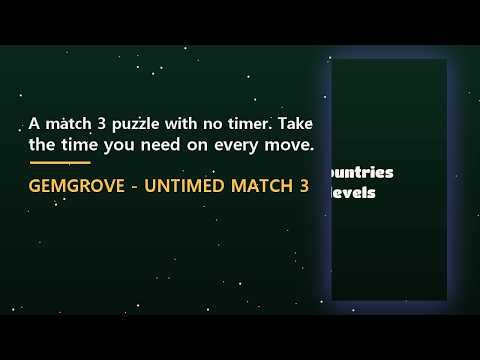 Gemgrove - Untimed Match 3 video thumbnail