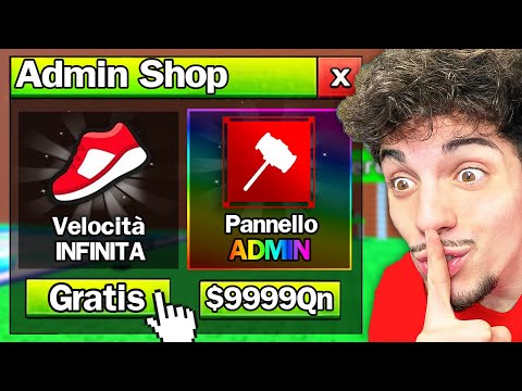 SALVA i BRAINROT DALLO TSUNAMI MA POSSO USARE IL NEGOZIO SEGRETO per ADMIN..