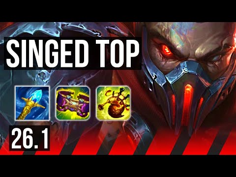 SINGED vs RENEKTON (TOP) | EUW Diamond | 26.1