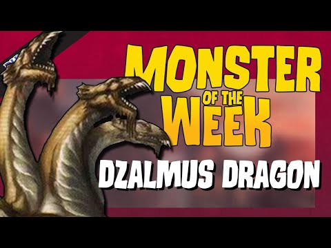 The Elusive Three-Headed Horror - Dzalmus Dragon - Monster of the Week - Dungeons and Dragons Lore
