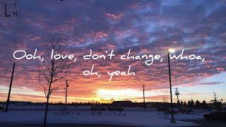 Jeremih - Love Don&#39;t Change (Lyrics)