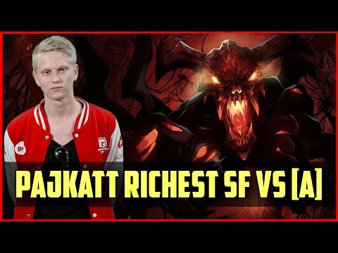 Pajkatt Richest Shadow Fiend ever vs [A] @ DreamLeague DOTA 2
