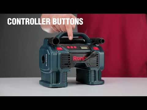 🚗 Ronix RH-4260 Mini Air Compressor | 160 PSI, LED Light, Auto Shut-Off