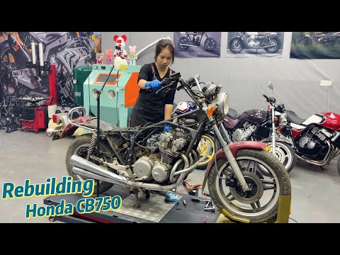Restoring a Classic 40-Year-Old Honda CB750 Motorcycle | Part 1