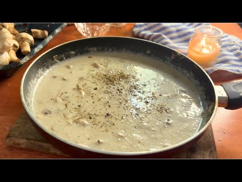 Creamy Mushroom Soup Recipe | Easy & Delicious|Vegan creamy mushroom soup recipe|Vegan recipes