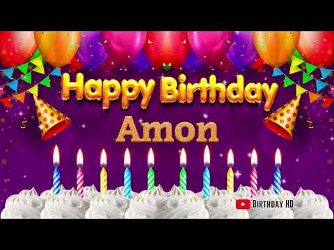 Amon Happy birthday To You - Happy Birthday song name Amon 🎁