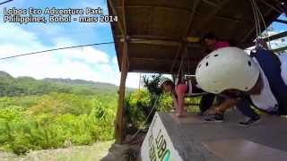 preview picture of video 'Zipline - Loboc Ecotourism Adventure Park - March 2014'