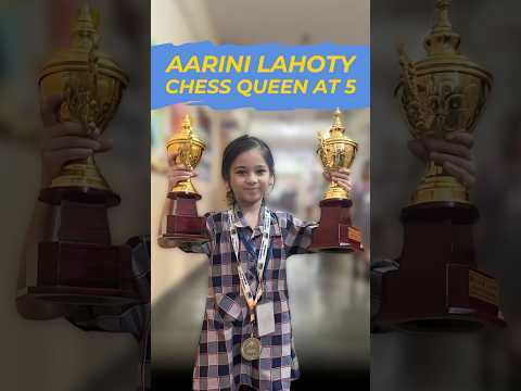 Aarini Lahoty, 5, India’s Youngest Chess Queen | #ChessWithTOI