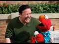 Ricky Gervais Horrifies Elmo On Sesame Street In Funny Clip