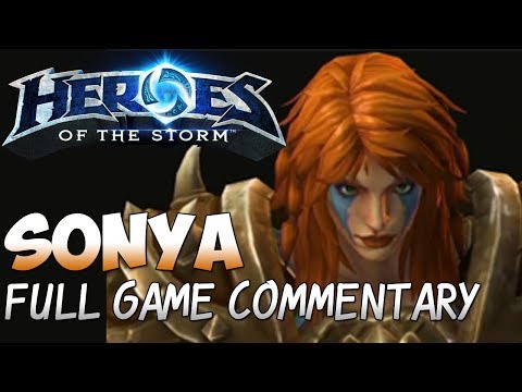 Barbarian (Sonya) - Heroes of the Storm Full Game Commentary