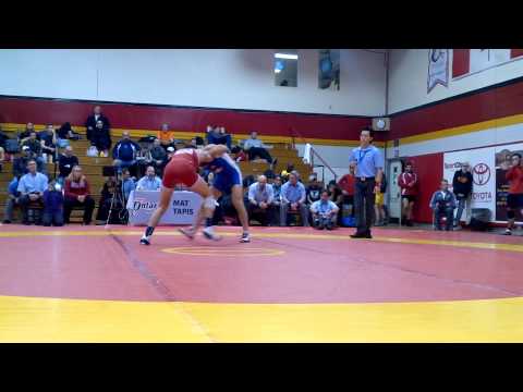 2015 Guelph FS57kg James Mancini (YMHA) vs Nico Megaludis (NLWC)