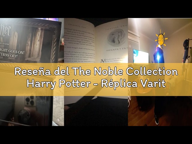 Vídeo relacionado con The Noble Collection Harry Potter - Réplica Varita Mágica Harry Potter con Luz