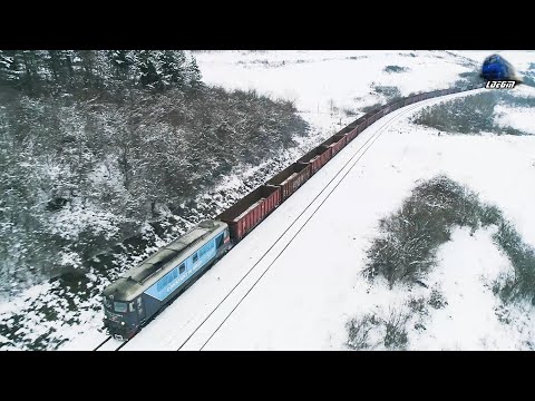 🚁🗻🚂❄Fluieroasa 60-1564-3 Whistle Loko in Zăpadă/Snow in Munții Apuseni Mountains - 17 January 2021