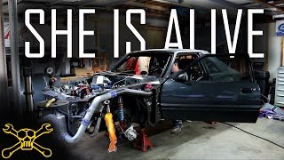 Twin Turbo Mustang Is Alive | Gray Goose Build