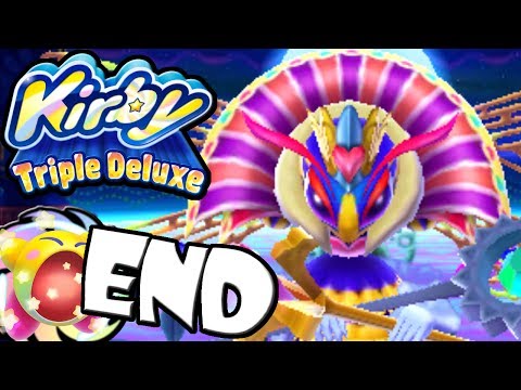 Kirby Triple Deluxe: Queen Sectonia Final Boss END World 7 Ending Nintendo 3DS Gameplay Walkthrough