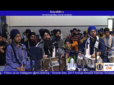 096 Toronto Dec. 2017 - Raensabaayee Keertan - Bhai Jagjit Singh Jee NewYork