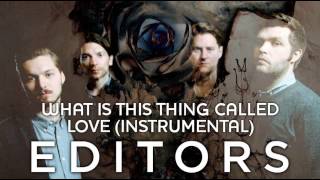 Editors - What Is This Thing Called Love (Instrumental)