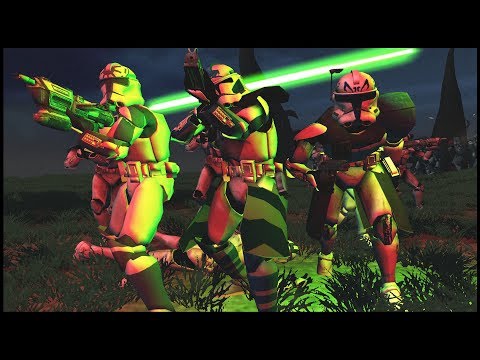 Clone Siege of Umbara Military Base - Men of War: Clone Wars Recreated