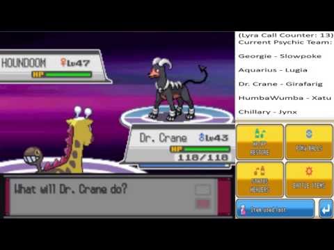 Pokémon SoulSilver Psychic Monotype Run - Elites Bruno and Karen, Part 40