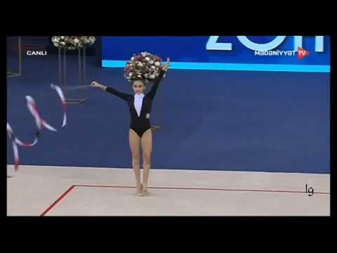 Zohra Aghamirova Ribbon AA Qualifications World Cup Baku 2021