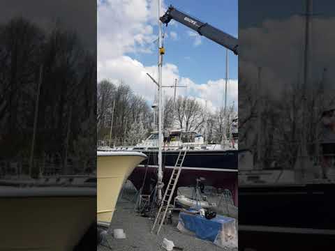 Rescue of the flying horse: Mizzen mast stepping