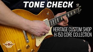 Video thumbnail for TONE CHECK: Heritage Guitars Custom Shop Core Collection H-150 Demo | No Talking by Cream City Music