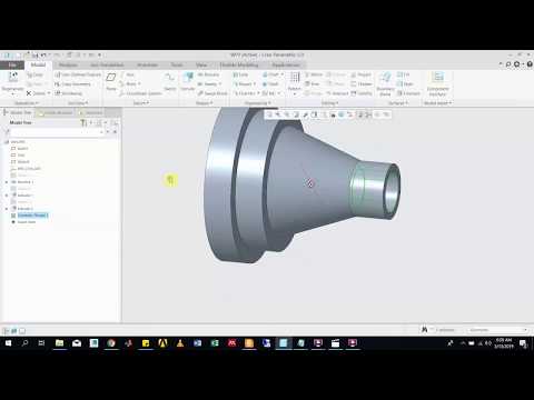 CNC Threading by using Creo Parametric 5.0