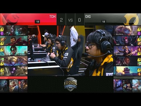TDK vs DIG Highlights Game 4 - Team Dragon Knights vs TEAM DIGNITAS 2016 NA Summer Promo Tournament