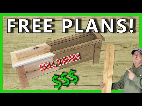 Fence Picket Planter Box: Simple, Profitable Build with Free Step-by-Step Plans!