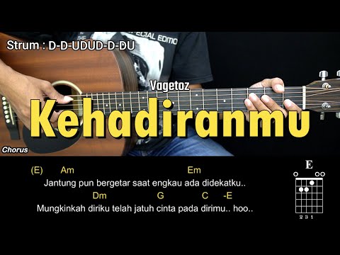Kehadiranmu - Vagetoz | Tutorial Chord Gitar Mudah dan Lirik