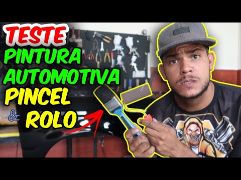 AUTOMOTIVE PAINTING WITH BRUSH AND ROLLER - DOES IT REALLY WORK?? PU PAINT!!!