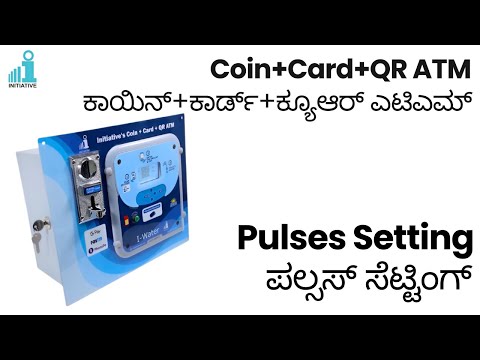 Coin+Card+QR ATM | Pulses setting | Kannada