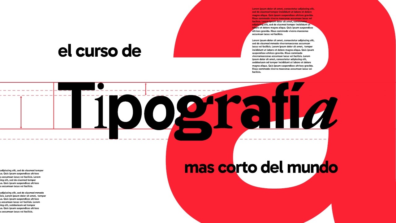 El curso de TIPOGRAFÍA más corto del mundo