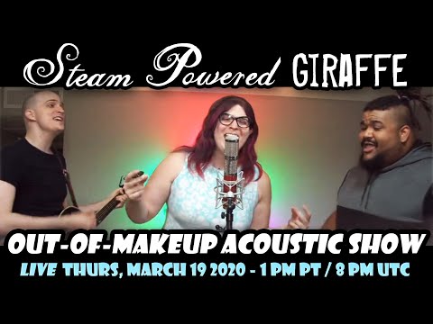 Steam Powered Giraffe - Live Out-Of-Makeup Acoustic Show - March 19th 2020