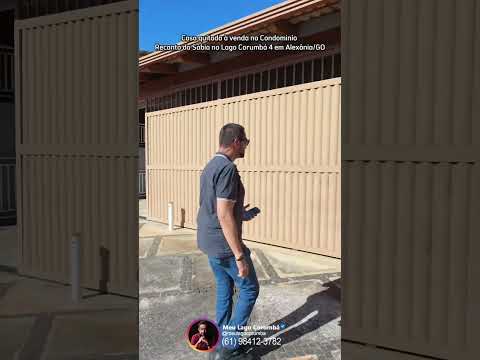Casa quitada à venda no Condominio Recanto do Sábia no Lago Corumbá 4 em Alexânia/GO