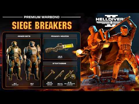 NEW Siege Breakers Warbond Reveal and Breakdown!