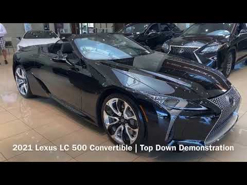 2021 Lexus LC 500 Convertible Top Operation