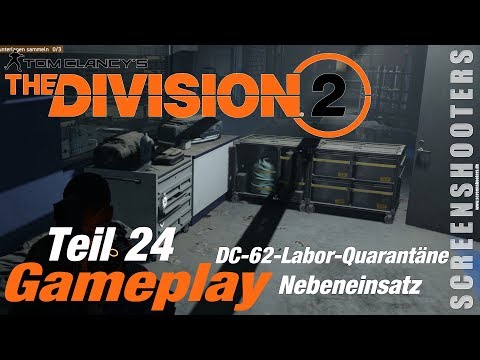 The Division 2 - Teil 24 - DC-62-Labor-Quarantäne - Nebeneinsatz - Gameplay deutsch